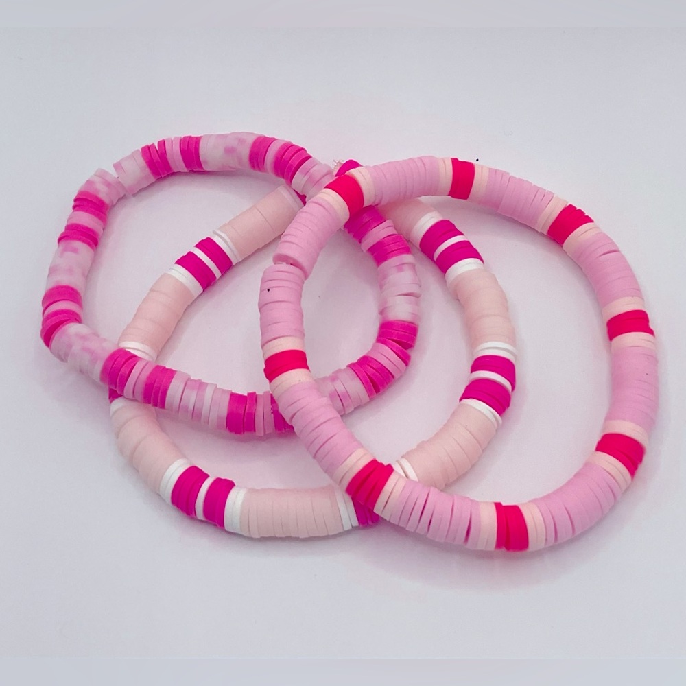 Pink Valentine’s Day Bracelet Set